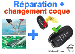 Réparation changement de coque  3 boutons-c4-c4picasso-c4 grand picasso