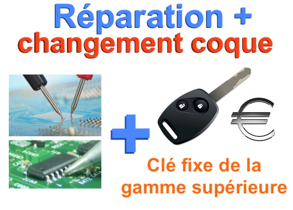 Réparation Clé PLIP fixe C3 Picasso