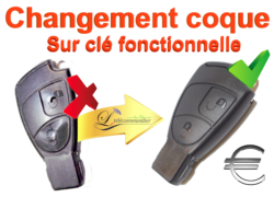 Changement Coque / Clé FBS3 Mercedes