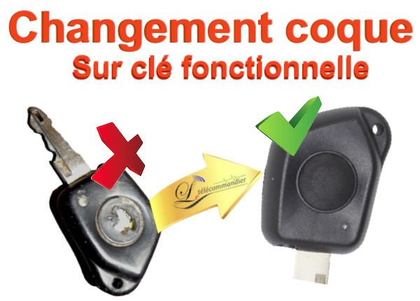 Changement Boîtier 106 - 1 bouton - Infrarouge