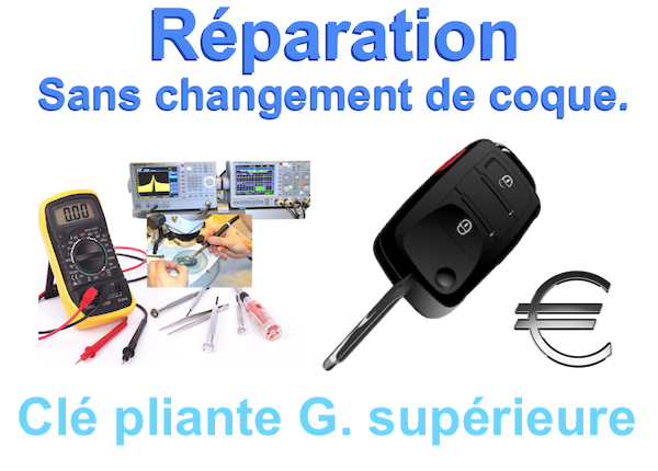 Réparation Clé PLIP Rétractable 207