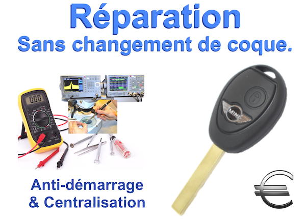 Réparation 2 boutons-Mini-Cooper, HATCH, ONE, D, S, R50, R52, R53