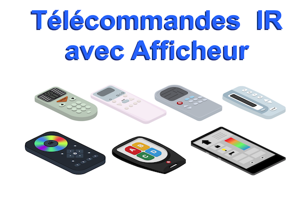 Télécommande INFRAROUGE à affciheur LCD