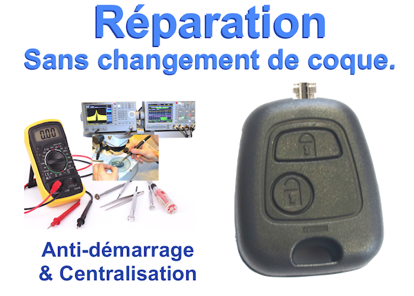 changement pile clé 406 - Peugeot - Mécanique / Électronique