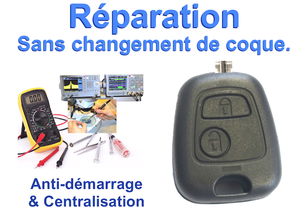 réparation télécommande peugeot 406 partner