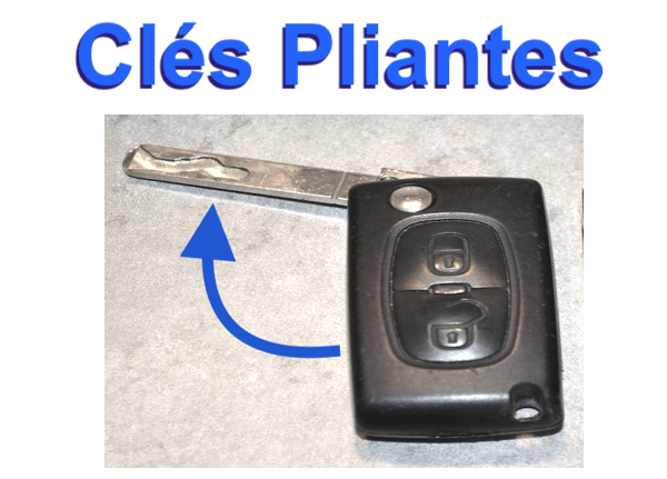 Réparation télécommande automobile pliante avec Changement boitier 