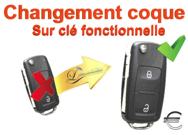 Changement Boîtier Audi 2 boutons-A3-A4-A6