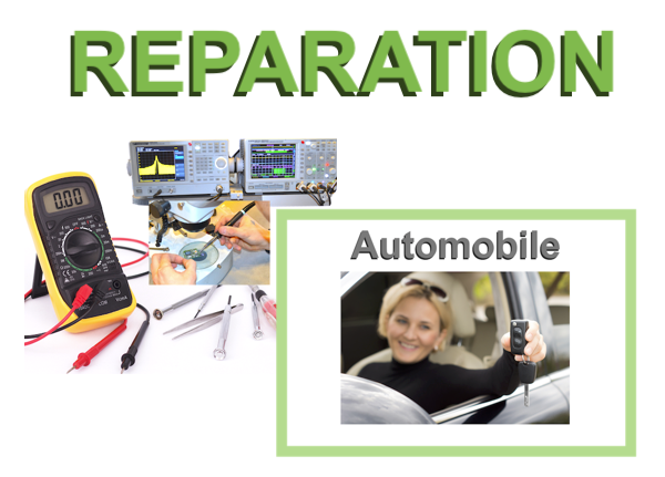 Réparation d'une télécommande automobile (toutes marques)