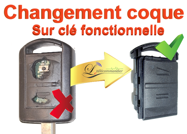 changement de coque cle opel