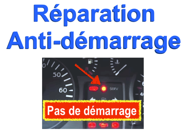 Réparation anti-démarrage toutes marques