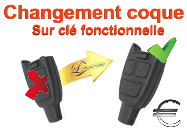  Changement Boîtier pour Fiat 3 boutons - Croma