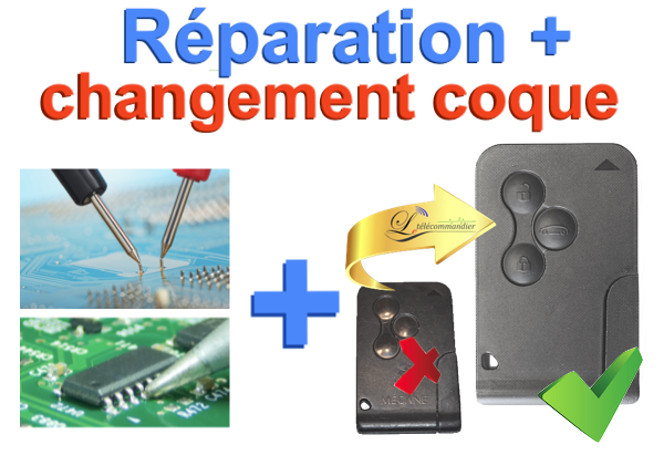 Carte clé demarrage (DÉJÀ ENCODER SANS RECLAMATION) Renault