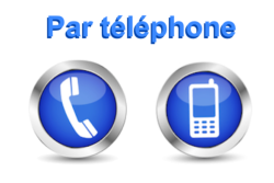 Contact par telephone 