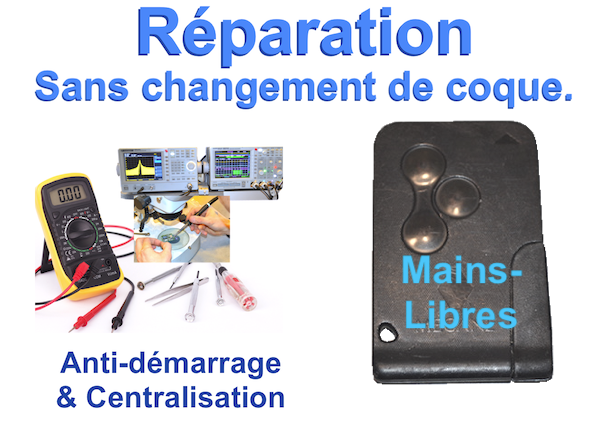  3 boutons - Clio 3 - Megane 2 - Scenic - Grand scenic - Espace -  clio